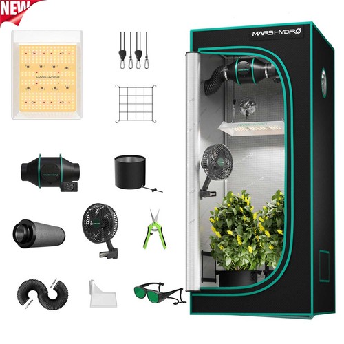 Mars hydro 60x60x140cm growbox - mars,
